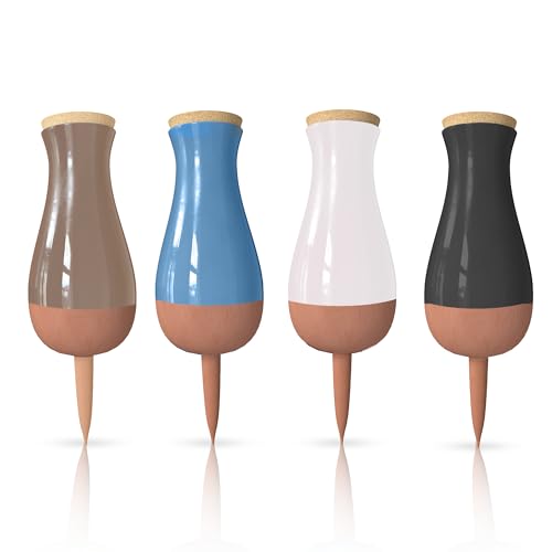 Set of 4 Smarti Living Terracotta Self-Watering Spikes for Indoor and Outdoor Plants