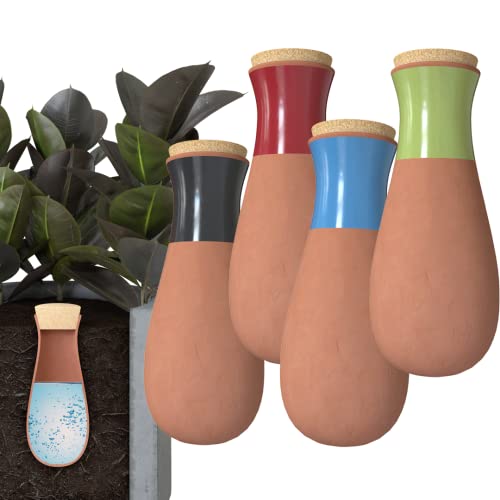 terracotta self watering plant pot Terracotta Self-Watering Globes for Plants