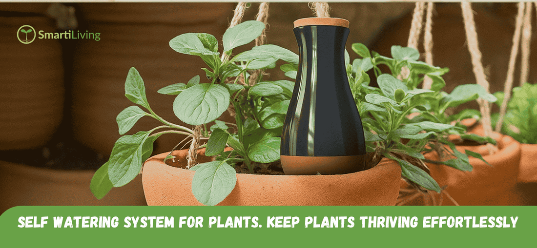 Self-Watering System for Plants – Keep Plants Thriving Effortlessly - SmartiLiving