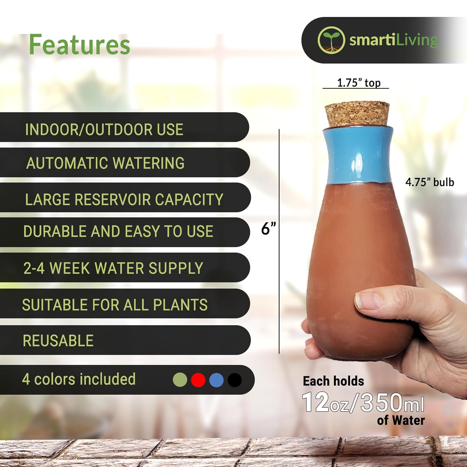 plant watering globes for outdoor use Terracotta Self-Watering Globes for Plants